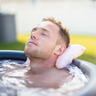 Arktik Pod guy enjoying a cold plunge